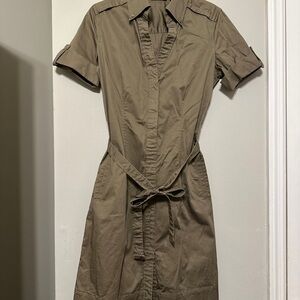 New York & Company Olive Midi Dress